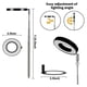 thumbnail image 1 of Ground-plugged Plant Light Timable Dimmable Angel Ring Full Spectrum Imitation Sunlight Succulent Pot Grow Light Fill Lights, 1 of 5