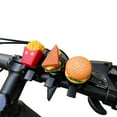 thumbnail image 7 of Bell Cartoon Hamburg French Fries Sandwich Lovely Loud Bell MTB Bell Accessories Cycling Handlebar horns parts,road bell bulb kids bike bulb Handlebar horns,metal parts,road loud,bike bugle l, 7 of 7