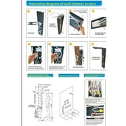 Senlesen Black Shower Panel Tower LED Rain Shower Faucets Massage System Body Jet Sprayer