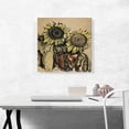 thumbnail image 2 of ARTCANVAS Sunflowers 1895 Canvas Art Print by Georges Lemmen - Size: 18" x 18" (0.75" Deep), 2 of 9