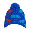 thumbnail image 3 of Dyfzdhu Children Woolen Hat Dinosaur Pattern Boys Girls Thermal Knitted Cap Blue, 3 of 7