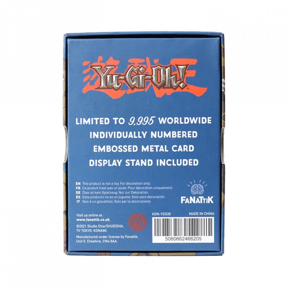 Yu-Gi-Oh! Exodia the Forbidden One Limited Edition Metal Card