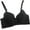 Black, variant on Wenasi Women Push Up Bra Smooth Thin Adjustable Underwear C D Big Cup Four Button