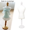 thumbnail image 4 of DOLITY Mannequin de Forme pour Chien Chaîne de Bijoux Présentoir Support Présentoir pour Vêtements pour Animaux Blanc, 4 of 9
