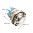 thumbnail image 2 of RENACLIPY 3Pcs Metal Wired Doorbell Button Replacement Easy Install Push Button for Home Use, 2 of 7