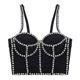 thumbnail image 1 of Women Bras Push Up Bier Crop Top Compatible Women Corset Tank Vest, 1 of 5