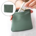 thumbnail image 4 of Toystoory Bolsa de cuero portátil impermeable multiusos bolsillo pequeño conveniente delicado Mini bolso monedero almacenamiento niñas Almacenamiento y organización del hogar Verde oliva Toystoory HA076776-02, 4 of 6