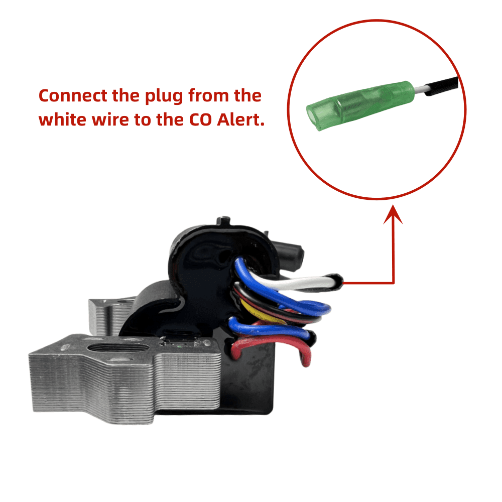 POWER PRODUCTS 7-Wire Ignition Coil WITH CO Sensor Connector For Predator 3500 Watts Super Quiet Inverter Generator With CO SECURE