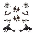 thumbnail image 1 of Transit Auto Bras de Commande Inférieur à Roulement avant avec Tige de Liaison Extérieure à Rotule Kit de Stabilisation (10 Pcs) pour Voiture Nissan Frontier Pathfinder Xterra Suzuki Equator 4WD Gauche Droite K7T-111229, 1 of 11