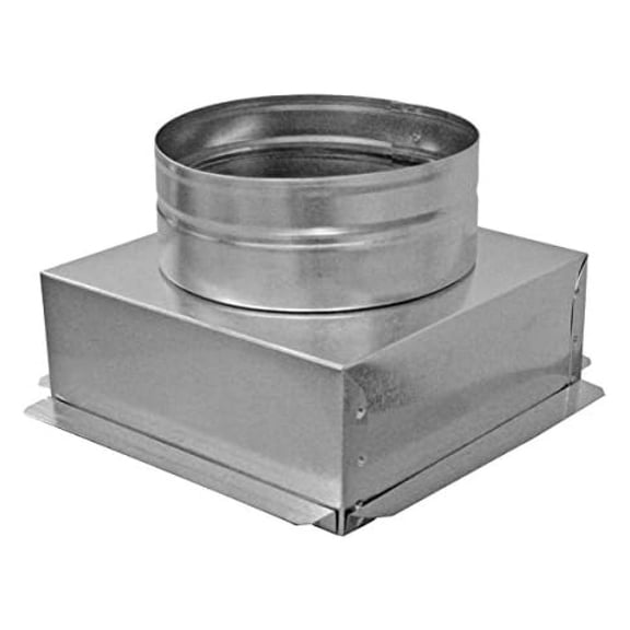 16" x 16" Ceiling Box, w/ 12" Round Collar - Connects Register Vent and Diffuser HVAC
