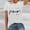 T Shirts for Women Clearance under $5 White, variant on Womens Crew Neck Short Sleeve T Shirt Jesus Letter Print Faith Pattern Tee Casual Summer Top