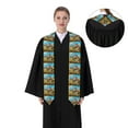 thumbnail image 4 of Fotbe Different Construction Site Vehicles Printed Class of 2024 Graduation Stole, 4 of 7