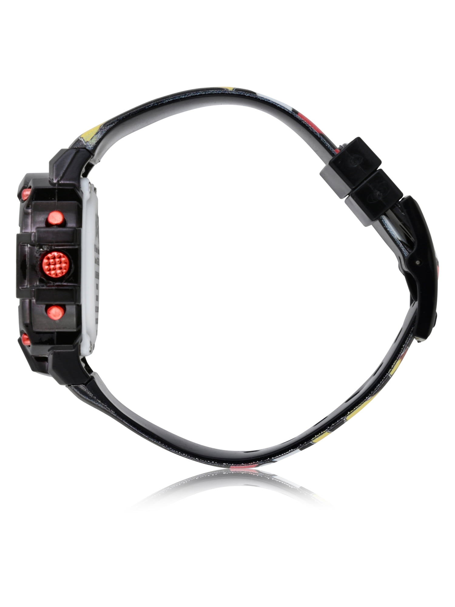 POK4394WM Pokemon Ball Kids Flashing Lights LCD Watch with Printed Strap
