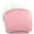thumbnail image 3 of Snugrugs Womens Wool Lined Moccasin Slippers with Rubber Sole & Wool Cuff - Pink - US 5, 3 of 7