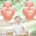 thumbnail image 6 of PMU 12 Inch Rose Gold Latex Balloon Pkg/12, 6 of 7