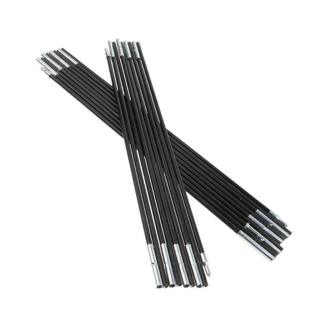 Xinxinyy Mât de Tente Extérieur en Fibre de Verre Mât de Bâche Accessoires de Remplacement pour Mât de Tente Kit de Mât en Fibre de Verre pour Randonnée Camping 2 Mâtx 9 Sections Chacun