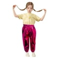 thumbnail image 1 of Liyamei Bronzed Bright Straight Pants Children's Stretch Dance Closing Pants,9-10 Years, 1 of 4
