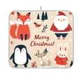 thumbnail image 5 of Iauyy Dish Drying Mat for Kitchen Counter, Super Absorbent & Hanging 16x18 / 18x24 Inch (S/M) A Penguin and A Rabbit, 5 of 8