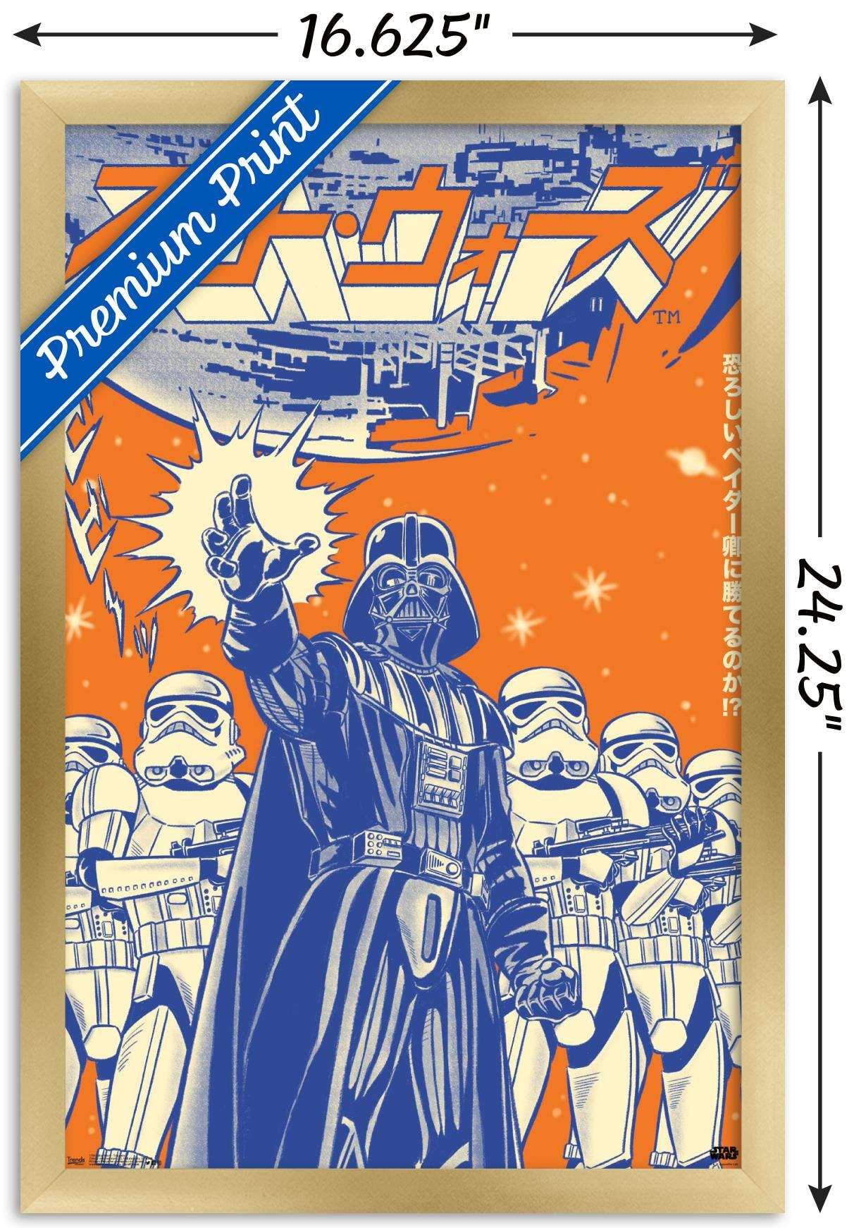 Star Wars: Saga - Troopers Wall Poster, 14.725" x 22.375", Framed