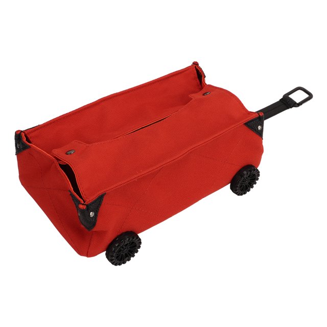 Caja de almacenamiento para acampar al aire libre resistente al desgaste impermeable caja de almacenamiento de carro de gran capacidad para coches hogar rojo