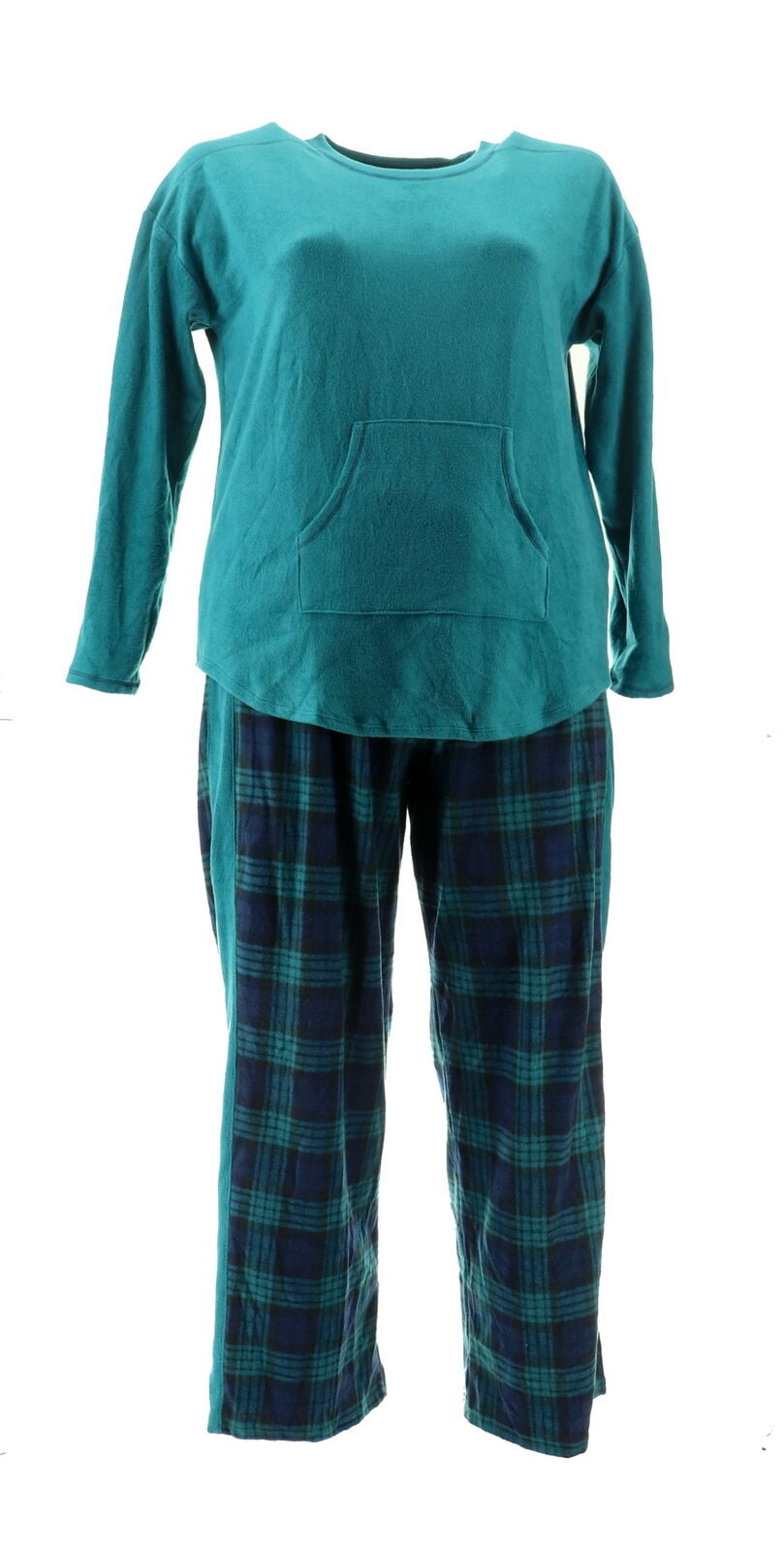 Cuddl Duds Petite Fleecewear Stretch PJ Set A342052 - Walmart.com