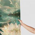 thumbnail image 3 of Lotus flower Shower Curtain Set shower curtain for Bathroom with Hooks, 3 of 7