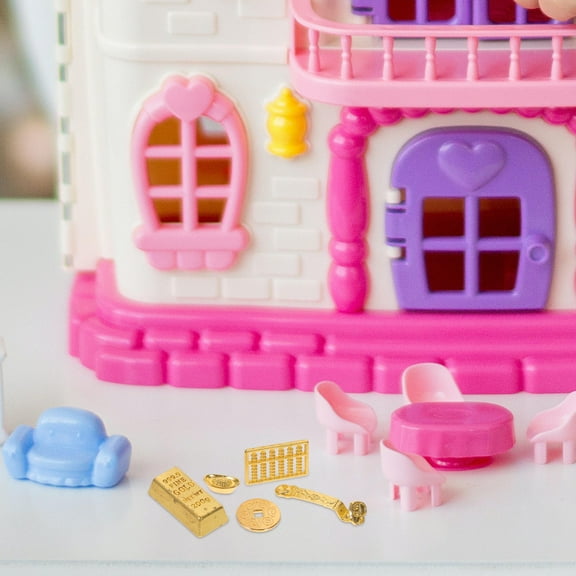 HOMOBABE Mini Ingot Crafts Set for Wealth Ornaments, Miniature Garden Decorations, Small Size 1.27x0.50x0.10in