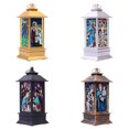 thumbnail image 4 of Christmas Led Light Up Lantern Xmas Table Lamp Ornament Decoration Wind Lantern, 4 of 7
