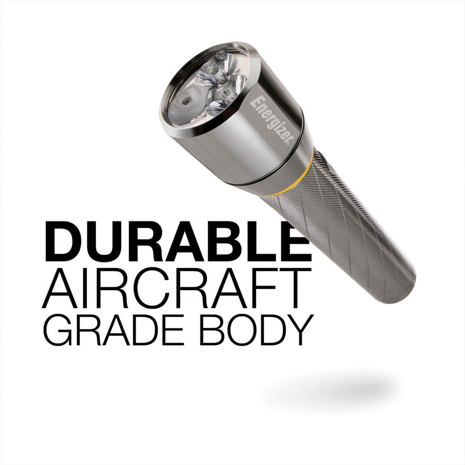 Eveready Vision Hd Focus Large Flashlight - Aa - Metal - Chrome