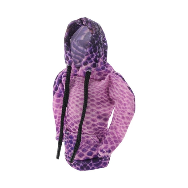 Funda para la Palanca de Cambios Unique Bargains Car Hoodie Púrpura Claro Poliéster 6.3"x5.12" 1 Pc Impresión Digital