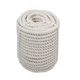 thumbnail image 2 of jifeng Cotton Rope Cotton Craft Rope for Hammock Rope Basket Making Home Decorating 20mm, 2 of 7