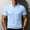 Sky Blue, variant on FRSASU Men's Polo Shirt Short Sleeve Jacquard Business Casual Breathable Casual Summer Tops White