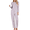Pink Stripe, variant on Womens Pajamas Sets Long Sleeve Tops and Long Pants 2 Piece Outfit Fall Sleepwear Nightwear Soft Pjs Lounge Sets