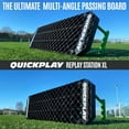QUICKPLAY Replay Station Soccer Rebound Board Portable Dual Surface