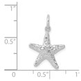 thumbnail image 3 of 14k White Gold Polished 3-Dimensional Starfish Pendant, 3 of 4