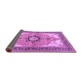 thumbnail image 2 of Ahgly Company Indoor Round Medallion Purple Traditional Area Rugs, 8' Round, 2 of 4
