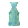 thumbnail image 5 of Baqcunre Tank Tops Men Male Spring And Summer Tie Dye Tank Oversized Breathable Strapless Sleeveless Top T-Shirts For Men Tops For Men Blue M, 5 of 5