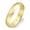 10K Yellow Gold, variant on Men's Solid 10K White Gold 4mm Traditional Classic Plain Wedding Band (Available Ring Sizes 7-14) Size 12