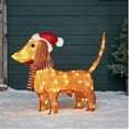 thumbnail image 5 of Yufenmy Patio Decor Savings Outdoor Solar Lights for Yard Decorative Christmas Outdoor Decorative Lights Puppy Lights Christmas Garden Lights Dachshund Dog Light Up Outdoor Figure, 5 of 9