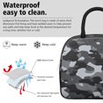 thumbnail image 3 of Insulated Lunch Bag for Women, Floral Print Oxford Fabric Lunch Box, Leakproof Thermal Cooler Tote for Work, School & Picnic, Camo, Camouflage Print, 3 of 5