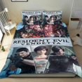 thumbnail image 1 of Resident Evil Conjunto de sábanas temático, trío de piezas, cómodo y amigable con la piel, diseño único, regalo de decoración para el hogar para familiares, amigos y fans, 90 cm * 190 cm, 1 of 6
