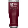thumbnail image 1 of Prescription Coffee Rx Tumblers 20oz BOHO Insulated Tumbler/Maroon, 1 of 1