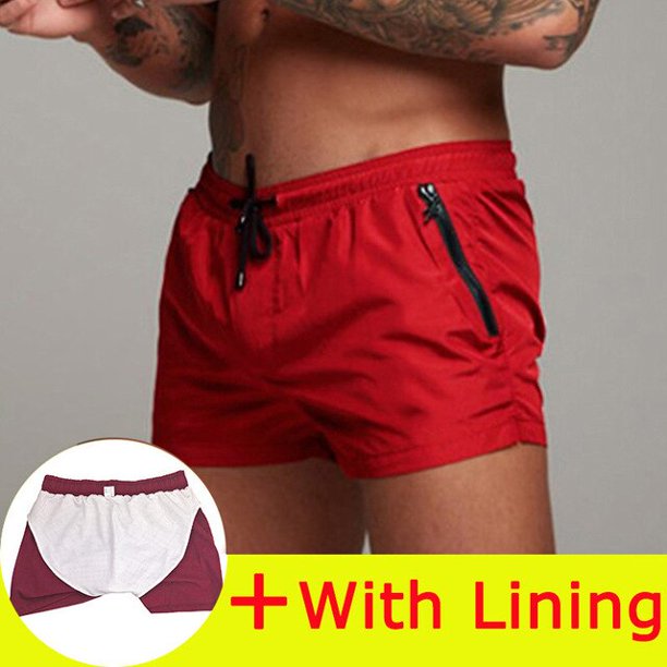 2023 Hombre Pantalones cortos de playa de secado rápido bañador gay bañador de Hombre Bañadores de baño de verano ropa de playa Surf Boxer mayo Fivean unisex