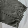 thumbnail image 5 of KeShDi Mens Hiking Pants Mens Running Pants Man Fashion Fallow Pockets Elastic Waist High Waist Binding Leg Sweatpants Dark Gray L, 5 of 8