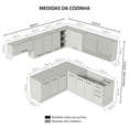 thumbnail image 3 of Cocina Integral Completa Modular Madesa Agata 486cm BC 01, 3 of 5