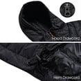thumbnail image 5 of Mens Down Jacket Packable Water Resistant 5 Pockets Hooded Puffer Jacket Lightweight, 5 of 5