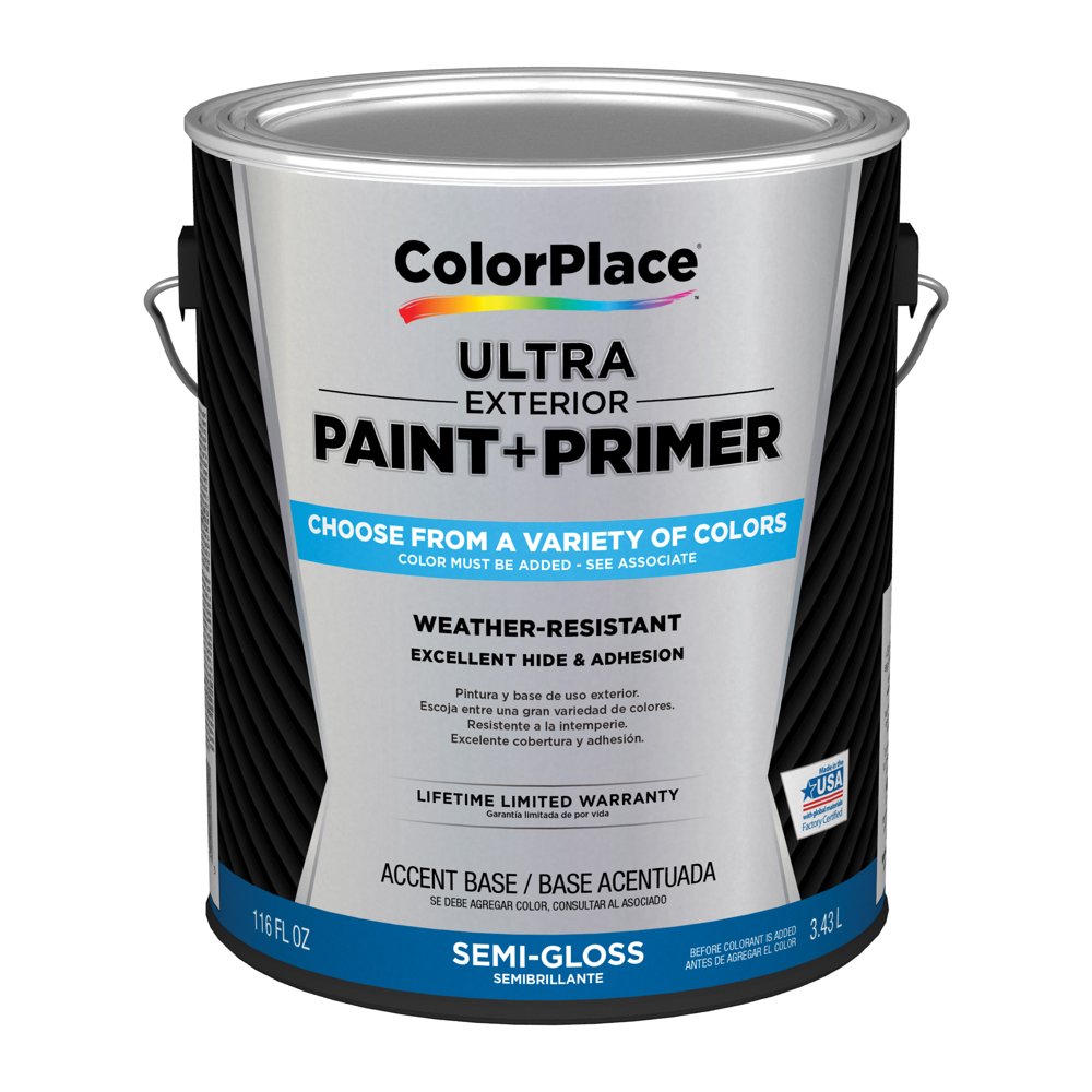 ColorPlace Ultra Exterior Paint &amp; Primer, SemiGloss