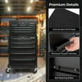 thumbnail image 6 of Aimee Lii 24" Tool Chest Case with 6 Drawers and Top Storage for Garage Repair Shop & Warehouse, Multi-Function Tool Organizer for Outdoor Backyard Garden, Black, 6 of 19