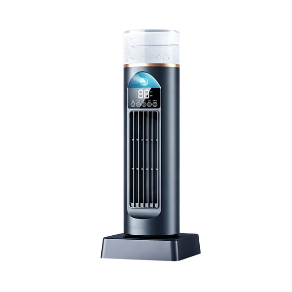 Portable Evaporative Air Cooler, Water Mist Cooling Fan, Remote Swamp Cooler for Bedroom Home Office Indoor Use