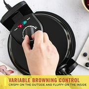 BELLA 13591 Classic Rotating Belgian Waffle Maker, Pro Black